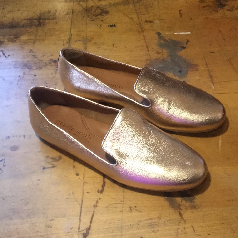 Gentle Souls by Kenneth Cole Rose Gold Loafer
